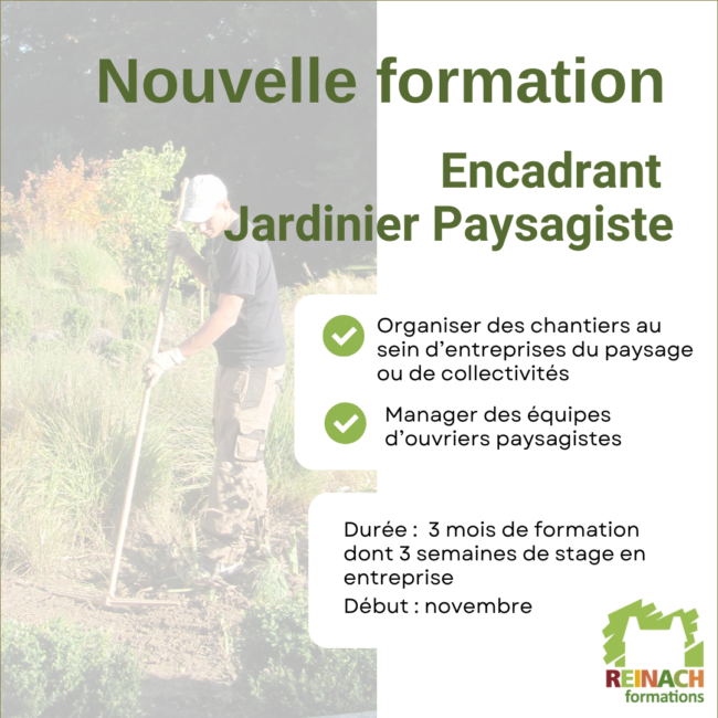 Encadrant Jardinier Paysagiste contours