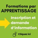 Formation par apprentissage : demande d'information ou d'inscription en cliquant ici