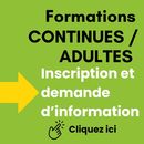 Formation continue : demande d'information ou d'inscription en cliquant ici