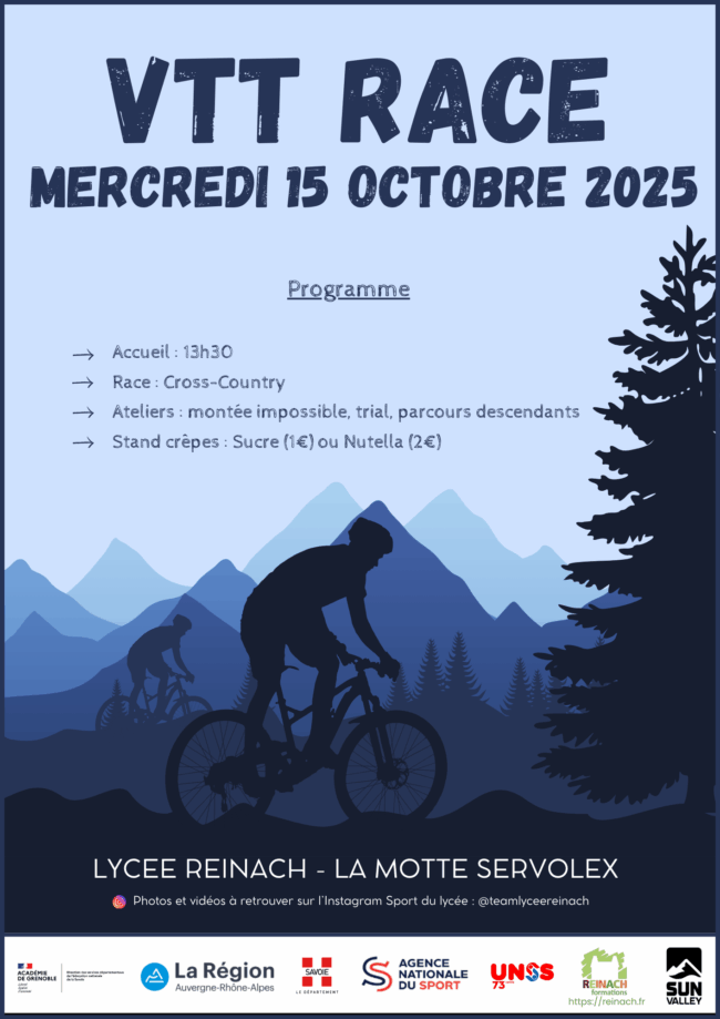 vtt race LYCEE REINACH – SAVOIE